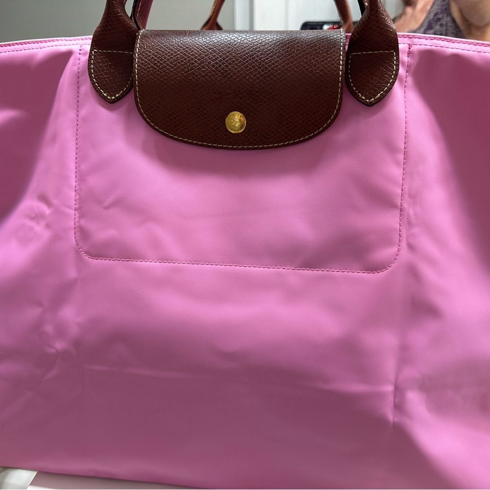 New Longchamp Le Pliage Original XL Pink Travel Bag 🩷🩷🩷in Excellent Condition - Picture 14 of 15